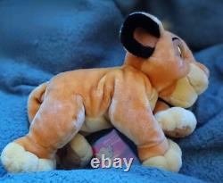 Brand new with Tag The Lion King Simba Plush Soft Toy Disney Store Exclusive
