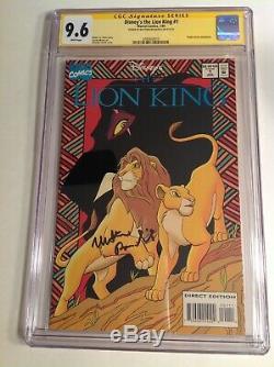 CGC 9.6 SS Disney's The Lion King #1 signed by Matthew Broderick 1994 not 9.8