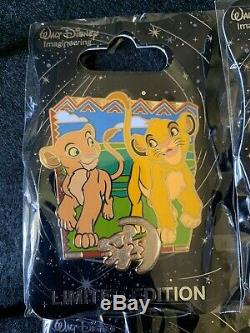 D23 Expo 2019 Disney MOG WDI Pin The Lion King 25th Anniversary Set of 4 New
