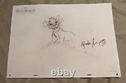 D23 Expo 2022 Disney The Lion King Mark Henn Signed Young Simba Lithograph