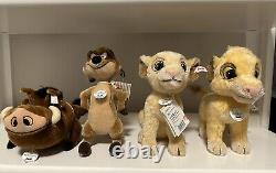 D23 Expo Exclusive Disney Steiff The Lion King Set Of 4 Plush