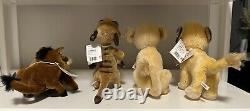 D23 Expo Exclusive Disney Steiff The Lion King Set Of 4 Plush