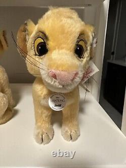 D23 Expo Exclusive Disney Steiff The Lion King Set Of 4 Plush