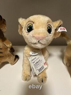 D23 Expo Exclusive Disney Steiff The Lion King Set Of 4 Plush