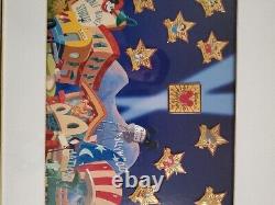 DISNEY 2000 studio stars of the millenium FRAMED PIN SET Mickey Ariel Lion King