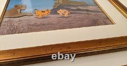 DISNEY LION KING Simba Nala LIMITED EDITION ANIMATION CEL