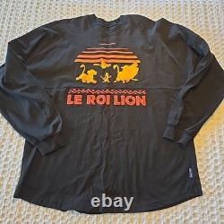DISNEY Lion King SPIRIT JERSEY DISNEYLAND PARIS LE ROI LION Uk XL Excellent Cond