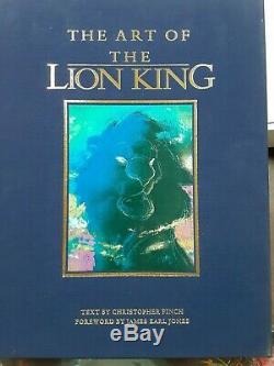 DISNEY'S LION KING LTD ED BOOK #3359/3500 withSERICEL Signed by 4 Disney Artists