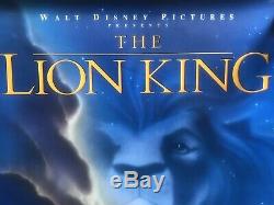DISNEY'S THE LION KING 1994 Authentic ORIGINAL DS Rolled Movie Poster 27x40