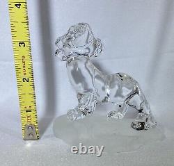 DISNEY SIMBA LION KING by Arribas Crystal Glass Figure