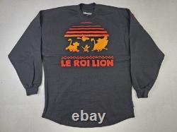 DISNEY SPIRIT JERSEY DISNEYLAND PARIS LE ROI LION Size Smal Black The Lion King