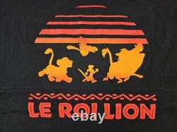 DISNEY SPIRIT JERSEY DISNEYLAND PARIS LE ROI LION Size Smal Black The Lion King