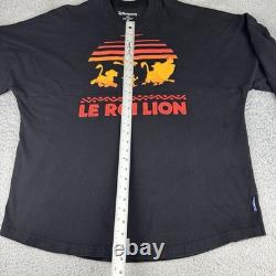 DISNEY SPIRIT JERSEY DISNEYLAND PARIS LE ROI LION The Lion King SZ XL Rare