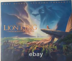 DISNEY THE LION KING 1994 Commemorative Program withLtd Edition Sericel inside