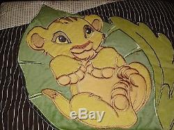 DISNEY The Lion King 5 pc BABY COT (Jnr Bed) QUILT SET, SHEETS, BOO BLANKET BNIP