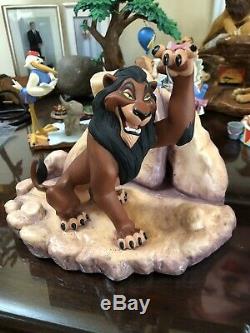 DISNEY WDCC Lion King's Scar Life's not fair, is it #2060 with COA, No Box