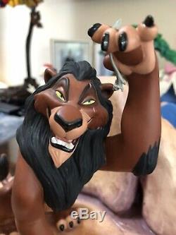 DISNEY WDCC Lion King's Scar Life's not fair, is it #2060 with COA, No Box