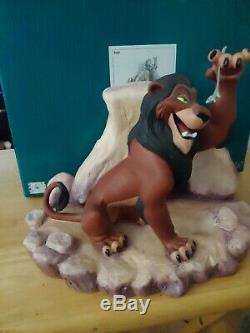 DISNEY WDCC Lion King's Scar Life's not fair, is it #2060 with box and COA