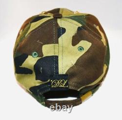 Damier Langevinè Trendy Distressed Camo Designer Baseball Cap Lion Hat