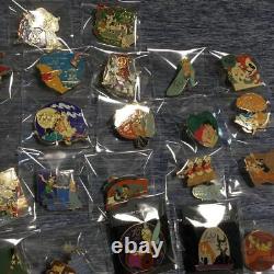 Disney 100th Anniversary Pin Badge Set lot of 36 Aladdin Cinderella Lion King