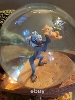 Disney 1994 Lion King Musical Snow Globe Circle Of Life (Rare!)