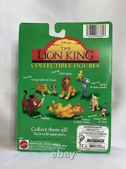 Disney 1994 The Lion King Collectible Figures Mattel Full Set Sealed 6 Packs