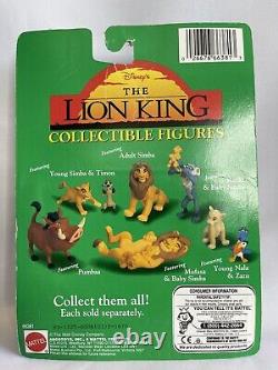 Disney 1994 The Lion King Collectible Figures Mattel Full Set Sealed 6 Packs
