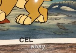 Disney 1995 THE LION KING Simba Animation Cel With Background Official
