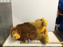 Disney 27 JUMBO Simba Plush The Lion King Mufasa Stuffed Large RARE SIMBA