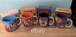 Disney 4 Mugs Mickey Mouse Lion King
