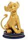 Disney 50th Anniversary Fab 50 Simba The Lion King 8.5 Golden Resin Statue Nib