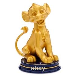 Disney 50th Anniversary Fab 50 SIMBA THE LION KING 8.5 GOLDEN STATUE