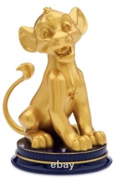 Disney 50th Anniversary Fab 50 SIMBA The Lion King 8.5 Golden Resin Statue NIB