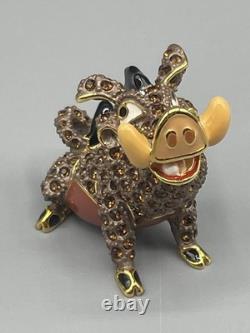 Disney Arribas Bros/Swarovski PUMBAA LION KING Limited Jeweled Figurine RARE NIB