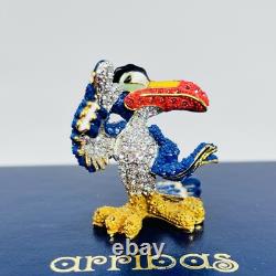 Disney Arribas Brothers Zazu Lion King Jeweled Swarovski Figurine