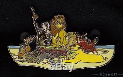 Disney Auctions LION KING CAST GROUP LE 100 Pin Simba Nala Scar Zazu Timon Ed