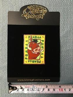 Disney Auctions Lion King pin (Pumbaa) LE 100