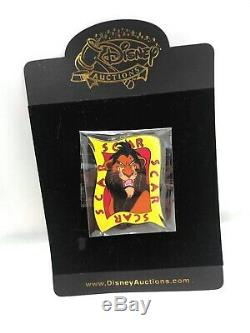 Disney Auctions Scar Villain LE 100 Pin Lion King Characters Set #2