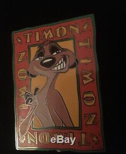 Disney Auctions The Lion King Timon LE 100 Jumbo Pin Rare HTF