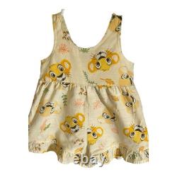 Disney Baby The Lion King Simba And Nala Sleeveless Jumper Baby Size 3-6 Months
