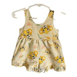 Disney Baby The Lion King Simba And Nala Sleeveless Jumper Baby Size 3-6 Months
