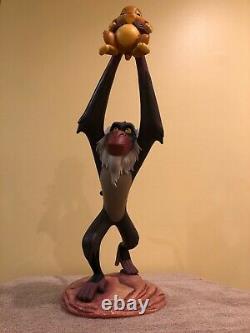 Disney Big Fig Figurine Lion King Rafiki and Simba + Orinibal Box