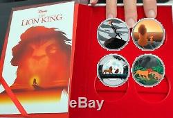 Disney Book Stories Lion King silver coin set Niue 2 dollars 2019 D23 EXPO 2019