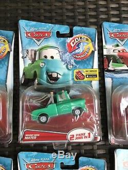 Disney Cars Color Changers McQueen Dinoco Mater Sheriff Cartrip Bernoulli Set 6