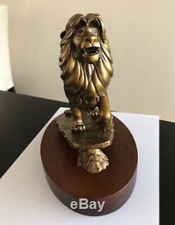 Disney Cast Member Service Award 20 Years Simba Lion King Bronze Figurine Statue