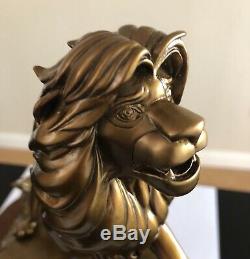 Disney Cast Member Service Award 20 Years Simba Lion King Bronze Figurine Statue