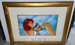 Disney Cel Lion King Family Pride Animation Art Rare Cell