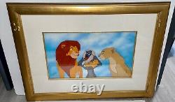 Disney Cel Lion King Family Pride Animation Art Rare Cell