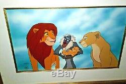Disney Cel The Lion King Family Pride Rare Animation Art Edition Cell