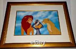 Disney Cel The Lion King Family Pride Rare Animation Art Edition Cell